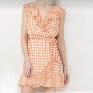 Women's LC Lauren Conrad Ruffle plated Dress Size S